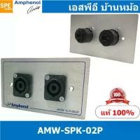 ราคา [ 1ชุด ] AMW-SPK-02P ชุดเพลทแอมฟีนอล Amphenol Audio Outlet Panel with Speakon 2 Port เพลทแอมฟินอล สเป็คคอน คอนเน็คเตอร์ สเปคคอน Amphenol Plate อุปกรณ์เครื่องเสียง Audio Accessori (1729694352786885199)