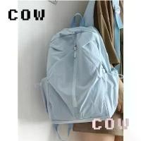ราคา กระเป๋าเป้สะพายหลังสีทึบ, สำหรับผู้หญิง, COW, กระเป๋าเป้เดินทางน้ำหนักเบา, กระเป๋าเป้สะพายหลังผู้หญิงสไตล์ใหม่, กระเป๋าเป้สะพายหลังเดินป่า, กระเป๋าเป้สะพายหลังไหล่คู่ basketball zero gold (17319691843