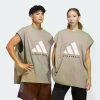 ราคา adidas บาสเกตบอล เสื้อยืดแขนกุด adidas Basketball Unisex สีเบจ JD6135 (1731265040255847187)