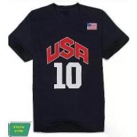 ราคา ◆▤♣USA เสื้อทีมดรีม Kobe เสื้อยืด แขนสั้น jersey No. 10 ชุดฝึกบาสเก็ตบอล new basketball (1731654479812723868)