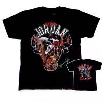 ราคา Fashion เสื้อยืด Chicago Bulls Michael Jordan Champions Basketball เสื้อ CHICAGO BULLS Basketball เสื้อยืดไซส์ยุโรป Tee (1732331326992649211)