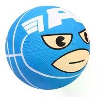 ราคา [จัดส่งทันที] Rubber BASKETBALL - Captain America Size: 3 ลูกบาสขนาดเล็กสำหรับเด็ก VAA-7118T (1731499813461853445)