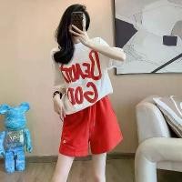 ราคา ใหม่ ชุดกีฬา พิมพ์ ตัวอักษร แขนสั้น สำหรับผู้หญิง 2025 ลำลอง แฟชั่น กางเกงขาสั้น ทรงหลวม สองชิ้น มีสไตล์ วิ่ง กางเกง เสื้อ บุรีรัมย์ ตัว บอล แท้ มือ สอง ฟุตบอล liverpool jerseys (1732106386433475984)