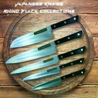 ราคา COD Rhino Japanese knives Black Collections Chef ,Santoku knife มีดทำครัวสไตล์ญี่ปุ่น มีดซันโตกุ มีดเชฟ ด้ามดำ สวยงาม คมกริบ มี 5 ตัวเลือกTikTok (1731763775193908257)