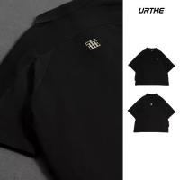 ราคา URTHE - เสื้อโปโล แขนสั้น Oversize รุ่น IMPATIENCE OF IMMEDIATE COLLAR POLO SHIRT (1732092100261151917)