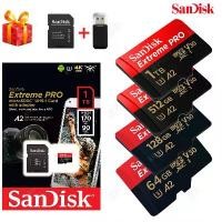 ราคา SanDisk Extreme Pro micro SD card SDHC 32GB SDXC 64GB 128GB 256GB 512 GB 1TB speed r/w 200/140 MB/s (sdsqxcd) memory card gopro8 gopro9 drone (1732223476130482288)