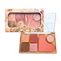 ราคา จีน่า แกรม โฟลวิ้ง สตาร์ อายแชโดว์พาเลท 11.7g G09 Gina Glam Flowing Star Glitter Eyeshadow (1731226230626289946)