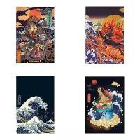 ราคา ผ้าม่านไม่เจาะรู, สไตล์ ukiyo-e ญี่ปุ่น, สำหรับตู้, ตู้เสื้อผ้า, ตู้รองเท้า, ตู้เสื้อผ้า, ตู้หนังสือ, ผ้าม่านประตู, ผ้าม่านป้องกันฝุ่น (1731788042517842934)