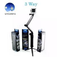 ราคา 3 Way Foldable Selfie Stick Built-in 3-Legged Tripod For Phone and Camera 3 Way Selfie Monopod GoPro SJCam Xiaomi YI (1731762288608249117)