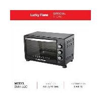 ราคา [จัดส่งฟรี] Lucky Flame เตาอบไฟฟ้าตั้งโต๊ะ ความจุ 32 ลิตร รุ่น EMV32C เตาอบไฟฟ้า 6 ฟังก์ชั่น เตาอบขนม เตาอบ พร้อมพัดลมกระจายความร้อน รับประกัน 2 ปี (1732159176924366823)