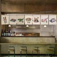 ราคา ม่านธงผ้า สไตล์ญี่ปุ่น ตกแต่งเตาผิงอิซากายะ บาร์บีคิว เตาอบ ร้านอาหาร พาร์ติชั่น ผ้าแขวน ไม่มีรูเจาะ (1731957086465394427)