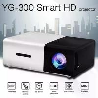 ราคา [พร้อมส่ง] โปรเจคเตอร์ YG300โปรเจคเตอร์ mini mini projector จอฉายโปรเจคเตอร์ โปรเจคเตอร์HDMIโปรเจคเตอร์ จิ๋วเฮดดี projector mini 1080HD ความละเอียดสูง ต่อกับโทรศัพIOS/Android เครื่องฉายโปรเจคเตอ (1732
