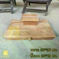 ราคา CR.W หิ้งพระติดผนังงานไม้สัก หิ้งพระบูชา ขนาด 50*36 ซม. หิ้งวางพระ ไม่ทำสีใดๆ Buddha shelf. แขวน แขวน (1730891796450740423)