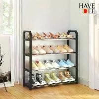 ราคา Crazyhuangyuanshangmao Havedee ชั้นวางรองเท้า สแตนเลส 3-4 ชั้น ไม่ขึ้นสนิมง่าย ชั้นเก็บรองเท้า shoes shelf ชั้นวาง ชั้นวางของอเนกประสงค์ ที่วางรองเท้า ชั้นวางของ ขาย ร้อน (1731969552201319843)