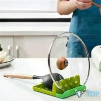 ราคา คลังสินค้า ที่วางช้อนซุป ที่ครอบหม้อ ที่ใส่พลาสติก อเนกประสงค์ ชั้นวางฝา Kitchen shelf (1732140493331727383)