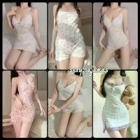 ราคา คลังสินค้า sexy pajamasชุดนอนลูกไม้เซ็กซี่ ชุดนอนเซต ชุดเดรสสายเดี่ยว ผ้ายืด ฟรีไซส์ มีหลายตัวเลือกให้เลือกส่งไวจากไทย (1732184221998941314)