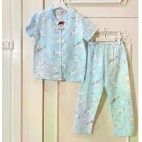 ราคา Pajamas ชุดนอนเด็กผ้าสาลู/ผ้ามัสลิน (1729439189243169766)