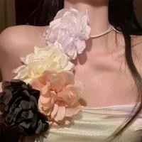 ราคา Pajamas~ สร้อยคอ ดอกเคมีเลียผ้า โฟร์สี ดีไซน์แบบผูกเชือกเรียบง่าย หวานและน่ารัก สร้อยคอเชือก ชุดนอนไม่ได้นอน (1732057591608149161)