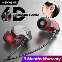 ราคา หูฟัง AK6 Earphone Sport Earbuds Stereo หู ฟังอินเอียร์ ระดับเสียง HI-FI ไมค์เพิ่ม/ลดเสียง สาย ยาว 1.2 เมตร หูฟังแบบมีสาย 3.5 มม.ไดร์เวอร์ ทองแดง สเตอริโอ ไฮไฟ หูฟัง เบส เพลง วิ่ง กีฬา เกม (1732396170