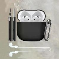 ราคา เคสหูฟังซิลิโคน, สำหรับ Apple AirPods 4, เคสหูฟังไร้สาย, พร้อมตะขอเกี่ยว, เคส Earbuds (1732407758626850429)
