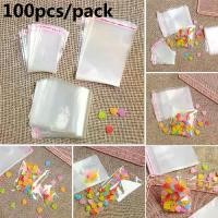 ราคา ถุงซีลซองจดหมายแฟชั่น Bluethe 100 ชิ้น โปร่งใส แพ็คเกจ ถุงขนมพลาสติก กระเป๋ากาวในตัว (1731764759824139699)