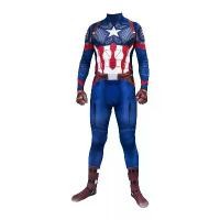 ราคา ชุดจั๊มสูท ชุดคอสเพลย์กัปตันอเมริกา Jumpsuit, Captain America Cosplay Costume (1732265996311890526)