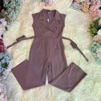 ราคา JL 88 mery Jumpsuit ชุดจั๊มสูทขายาว ใส่ออกงาน อก 32-38 เอว-32”เสื้อผ้าสาวอวบ (1731338845031139011)