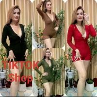 ราคา จั้มสูท Jumpsuit (ผ้าเปลือกไม้) ผ้านิ่มมากๆใส่เข้ารูปสุดๆ (1729655170568128598)