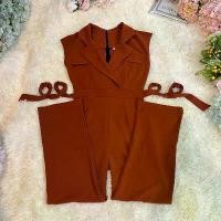 ราคา JL47 jumpsuit ชุดจั๊มสูทขายาว (หลุดคิวซี) ชุดออกงาน เสื้อผ้าสาวอวบ เสื้อผ้าแฟชั่น (1731614424159258307)
