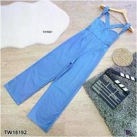 ราคา Jumpsuit จั้มสูทขายาวผ้ายีนส์ (1729573974668905259)