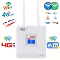 ราคา （ เราเตอร์ wifi）CPF903 ซิมเราท์เตอร์ ไร้สาย ใช้ได้ทุกเครือข่าย 150Mbps Wireless SIM ROUTER 4G LTE CPE LCD Display (1731586032732506261)