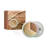 ราคา EELHOE Three-Color Concealer, Hide Facial Blemishes Tear Gashes Dark Circles Under Eyes Spots To Create A Clear Natural Look แป้งฝุ่น mac primer makeup (1732099457981449268)