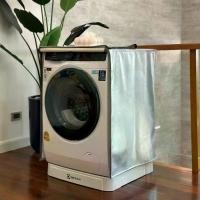 ราคา [COD] ผ้าคลุมเครื่องซักผ้าฝาหน้า ซัก-อบ 7-25 กก.ป้องกันกันUV☀️ กันน้ำ100% (ใส่ได้ทุกยี่ห้อ) พร้อมส่ง!วัสดุPVC Sponge Leather หนาพิเศษ (1732404548812441121)