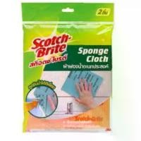 ราคา COD โค้ดลด50% Scotch-Brite® Sponge Cloth ขนาด 7x7.8 นิ้ว 3M ผ้า ฟองน้ำอเนกประสงค์ (2แผ่น/แพ็ค) ผ้าเช็ดโต๊ะ 3m (1731992350534502344)