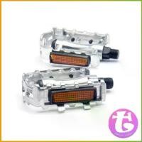 ราคา [เก็บเงินปลายทาง] บันไดจักรยานอลูมิเนียม อุปกรณ์จักรยาน มี 2 สี สีเงิน และ สีดำ Bicycle pedals (1731494798930053098)