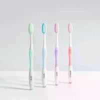 ราคา Skynlab Premium Slim Soft Toothbrush Pack (4ชิ้น) คละสี สกินแลป แปรงสีฟัน ขนนุ่ม (1729583541029866468)