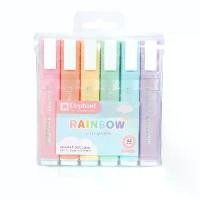 ราคา ปากกา ไฮไลท์ ( แพ็ค 6 ด้าม สีพาสเทล) Elephant Rainbow Pastel Highlighter (แพ็ค 6 ด้าม) ปากกา เน้นข้อความ สีพาสเทล (1730093145031936154)