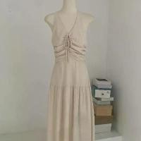 ราคา Linen Muse Dress(พร้อมส่งจากไทย)ชุดเดรสยาวผ้าลินิน สวยแบบเรียบหรู ใส่เที่ยวทะเล คาเฟ่มีออร่า (1732006255913043399)