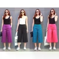 ราคา กางเกงขาบาน5ส่วนผ้าลินินและผ้ายีนส์ กางเกงLinen ลินิน กางเกงเอวยางยืด เอวสม็อค งานไทยพร้อมส่ง กางเกง5ส่วนหญิงผ้าลินิน Outfits เสื้อผ้า granny pants Women (1729548802650507381)