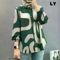 ราคา แฟชั่นมุสลิม เสื้อสตรี คอกลม คุณภาพสูง แขนโคมไฟ เสื้อเชิ้ตลายทางเรขาคณิต เสื้อ คอปาด premium linen เสื้อ พื้นเมือง เสื้อ พื้นเมือง เหนือ เสื้อ ใส่ สบายๆ เชิ๊ต โบว์ หลัง (1731210931266095088)