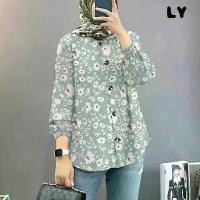 ราคา เสื้อเชิ้ตสีขาว ทรงหลวมและลำลอง พิมพ์ลาย เสื้อยืดมุสลิม แขนยาว มีกระดุม พลัสไซส์ เหมาะสำหรับผู้หญิง Eid al Fitr มุสลิม เสื้อ คอปาด premium linen เสื้อ พื้นเมือง เสื้อ พื้นเมื (1731220195202795504)