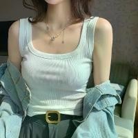 ราคา เสื้อกล้าม คอเหลี่ยม ซิลกี้ ยาง สำหรับผู้หญิง ใส่หน้าร้อน เสื้อกล้ามสีขาวหลายชั้น ทรงสลิมฟิต เสื้อแขนกุด เสื้อ แฟชั่น มา ใหม่ ใส่ สบาย เสื้อกล้ามทอม moody waffle flefle เส (1732290947491399824)