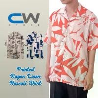 ราคา เสื้อฮาวาย ผ้าเรยอน พิมลาย ผ้าพริ้วใส่สบาย PRINTED RAYON LINEN HAWAII (1732304244789447300)