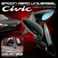 ราคา Yoon shwnhshop COD กระจกมองข้าง Spoon Aero เลนส์ฟ้าตัดแสง HONDA(CIVIC-EG-3D) (1732008055941596873)