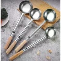 ราคา กะบวยไม้ กระบวยตักน้ำซุป กระบวยผัดกระบวยสแตนเลสกระบวยสุกี้กระบวยตัก กระดูกอ่อนกระชอนกระบวยด้ามยาวกระบวย sugar spoon spoon rectangle shape (1732012784230368414)