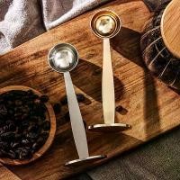 ราคา ช้อนตักกาแฟ ที่กดกาแฟ 2in1 ด้ามช้อนกดกาแฟได้ ฐานตั้งได้ Coffee Spoon (1730774219371219262)