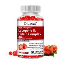 ราคา Didacat Lycopene & Lutein Complex Health Supplement Supports Vision, Heart Health - 30 60 120 Capsules (1731938446346717380)