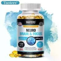 ราคา Taoters Neuro Brain & Focus Healthy Supplement- 600 mg Per Serving - With DMAE & DHA - Supports Brain Focus & Alertness - Brain Health (30 60 120 Capsules) (1731468821799864950)