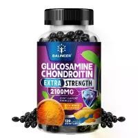 ราคา Balincer Glucosamine Chondroitin Health Supplement 2100 mg per serving Supports Bone Health 30 60 120 Capsules (1732168156965997108)