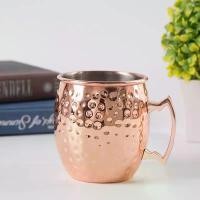 ราคา แก้วน้ำ Moscow Mule ลายค้อนทุบ แก้วน้ำเก็บความเย็น เคลือบทองแดง ประโยชน์ต่อสุขภาพ Stainless Steel Copper-plated cup mug แนะนำ (1731644231915373625)